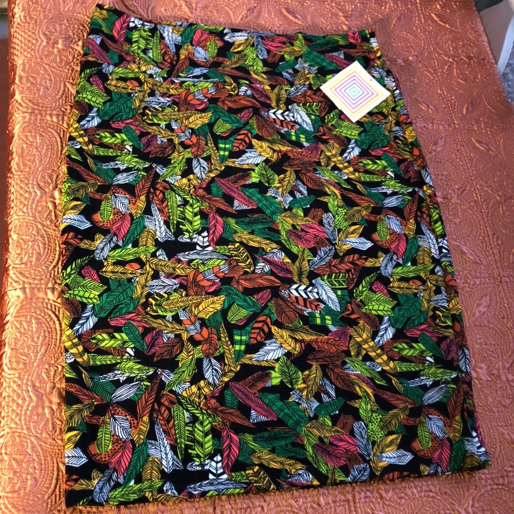 LuLaRoe Cassie Feather Skirt